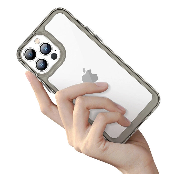 Outer Space Case til iPhone 13 Pro Max hård omslag med gel ramme blå