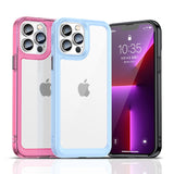 Outer Space Case til iPhone 13 Pro Max hård omslag med gel ramme blå