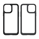 Outer Space Case til iPhone 13 Pro Max hård omslag med gel ramme blå