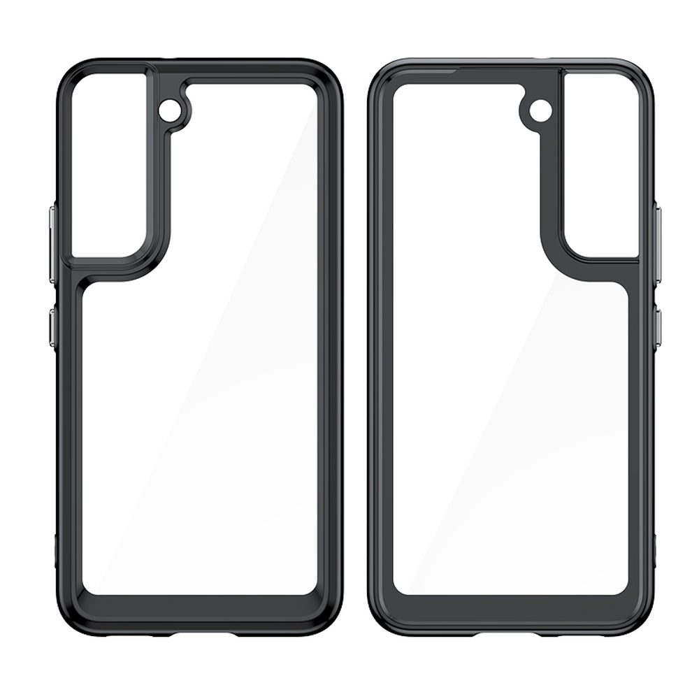 Outer Space Case Cover til Samsung Galaxy S22 + (S22 Plus) Hard Cover med Gel Frame Blue
