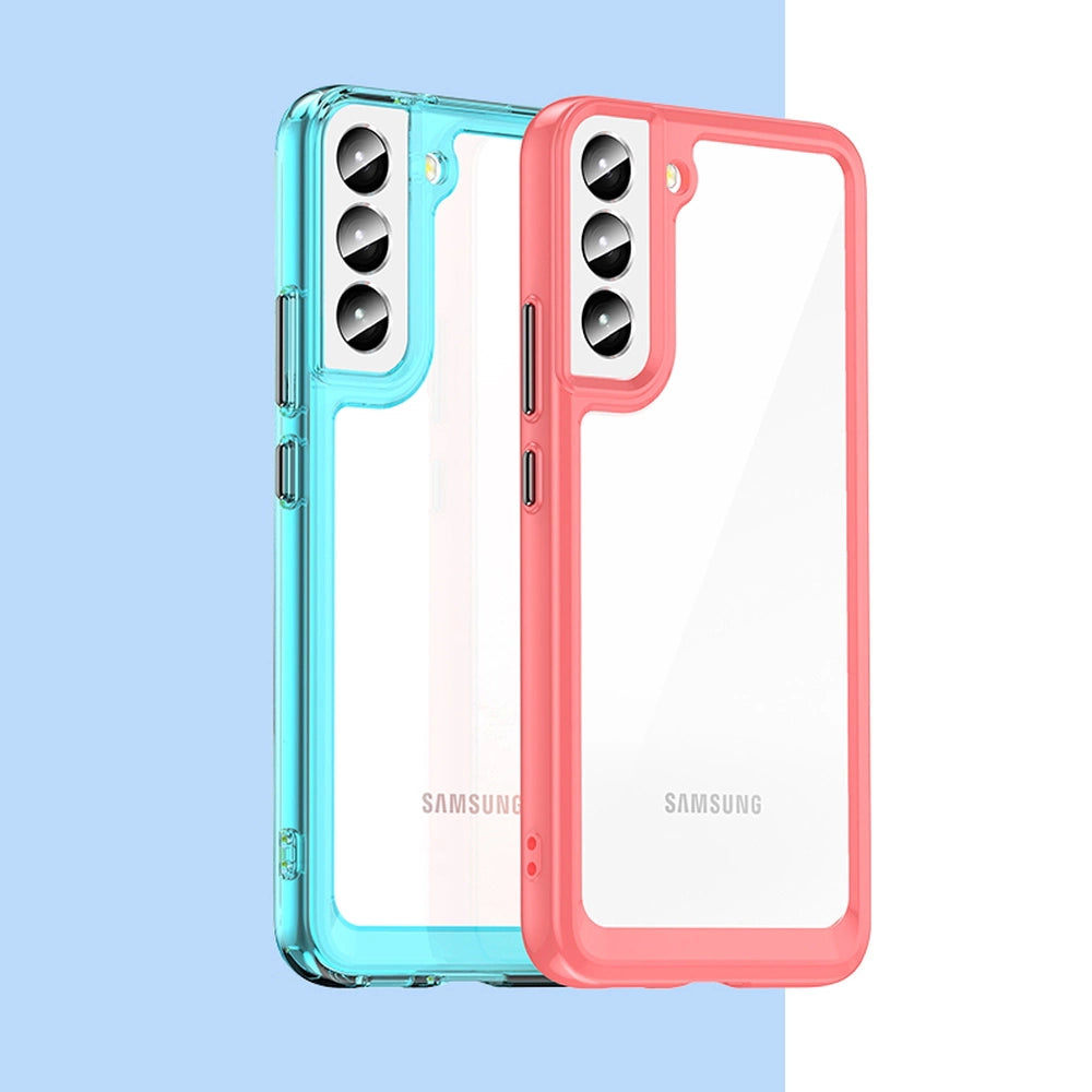 Udendørs rumkasse Kasse til Samsung Galaxy S22 + (S22 Plus) Hardcover med Gel Frame Transparent