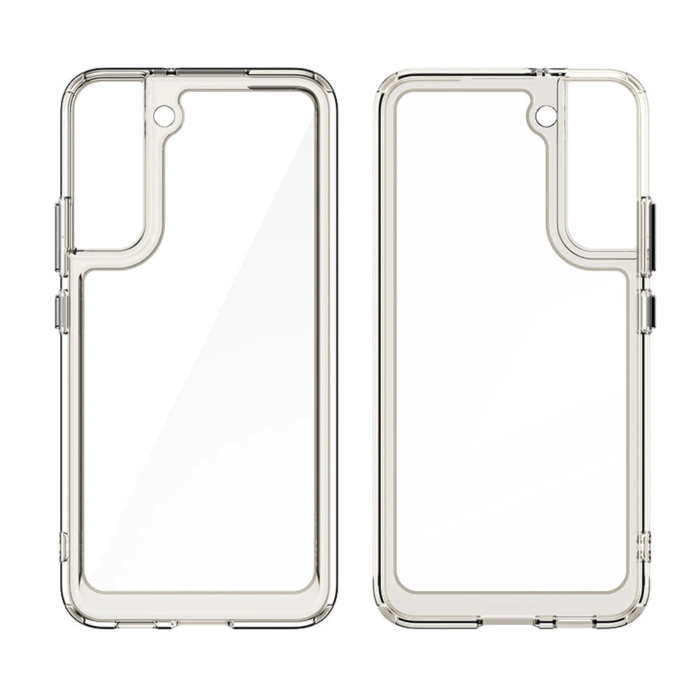 Udendørs rumkasse Kasse til Samsung Galaxy S22 + (S22 Plus) Hardcover med Gel Frame Transparent