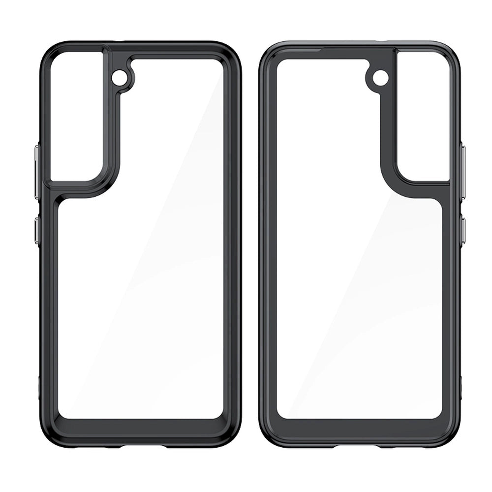Udendørs rumkasse Kasse til Samsung Galaxy S22 + (S22 Plus) Hardcover med Gel Frame Transparent