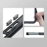 Udendørs rumkasse Kasse til Samsung Galaxy S22 + (S22 Plus) Hardcover med Gel Frame Transparent