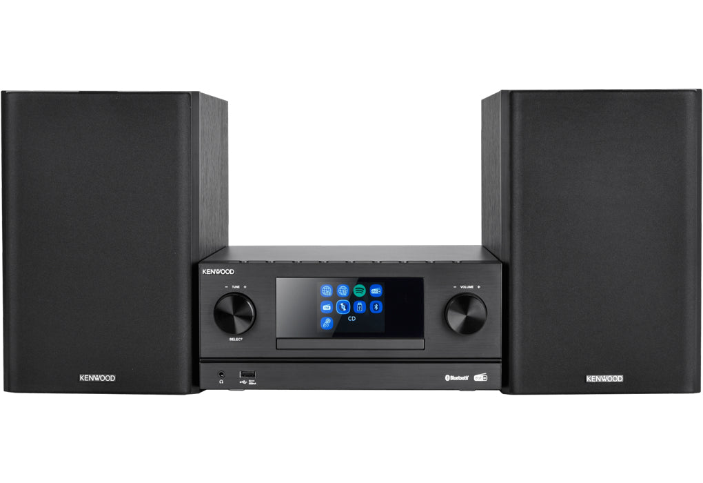 Kenwood M-9000S-B smart micro HiFi system, sort