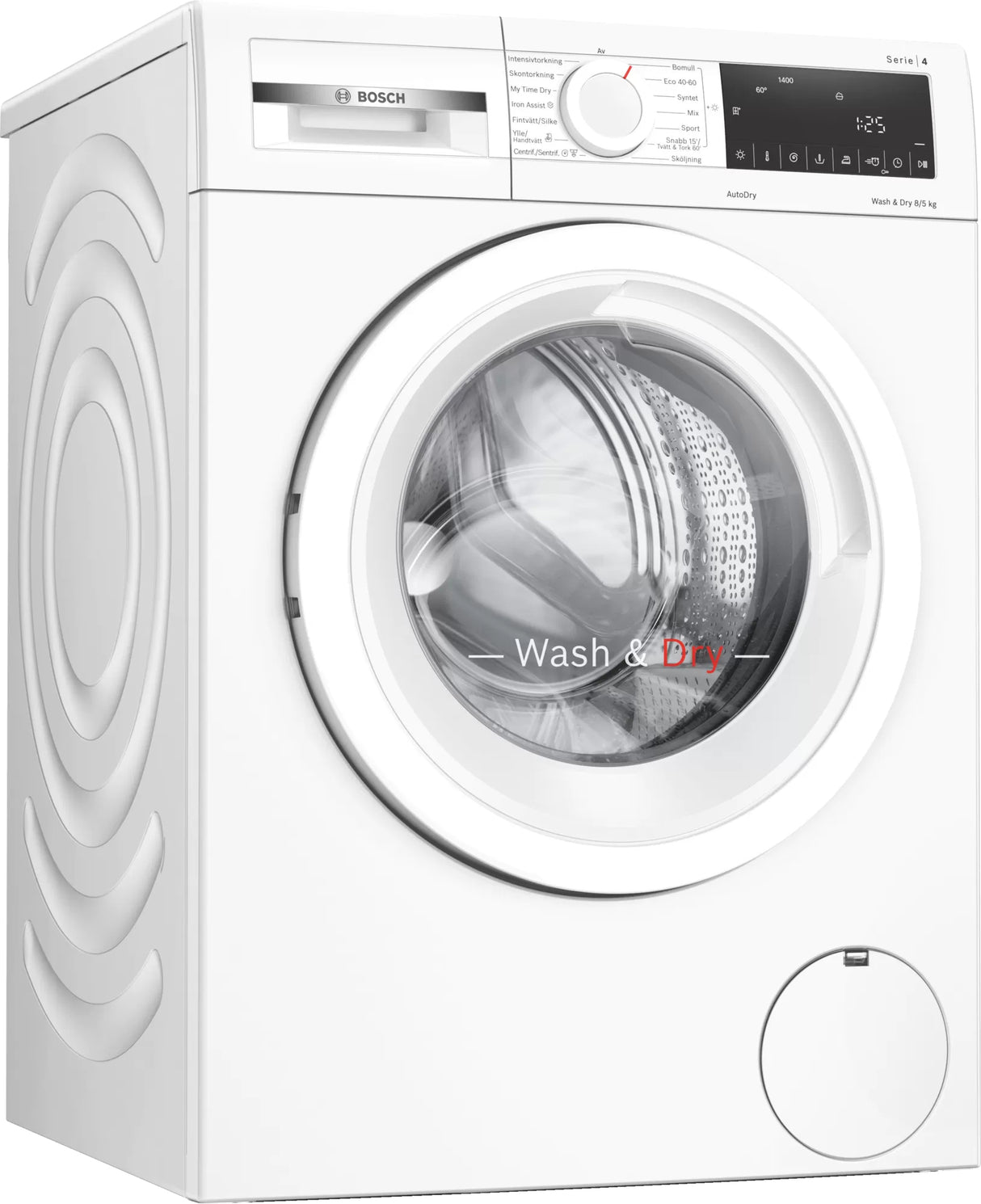 Bosch Serie 4 WNA134L0SN vaskemaskine - tørretumbler Fritstående Front-læsning Hvid