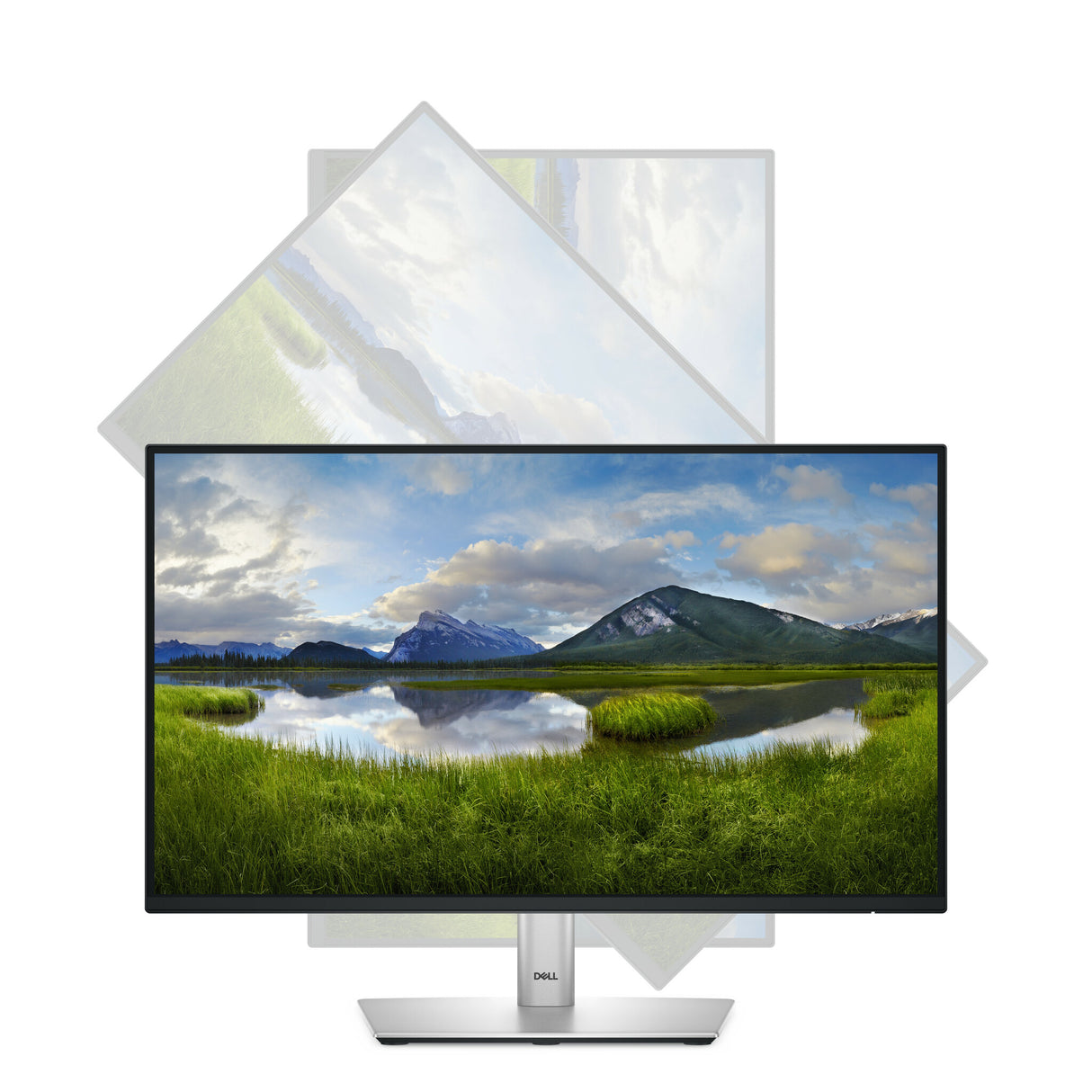 DELL P Series P2225H computerskærm 54,6 cm (21.5") 1920 x 1080 pixel Fuld HD LCD Sort, Sølv