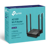TP-Link ARCHER A64 trådløs router Gigabit Ethernet Dual-band (2,4 GHz / 5 GHz) Sort