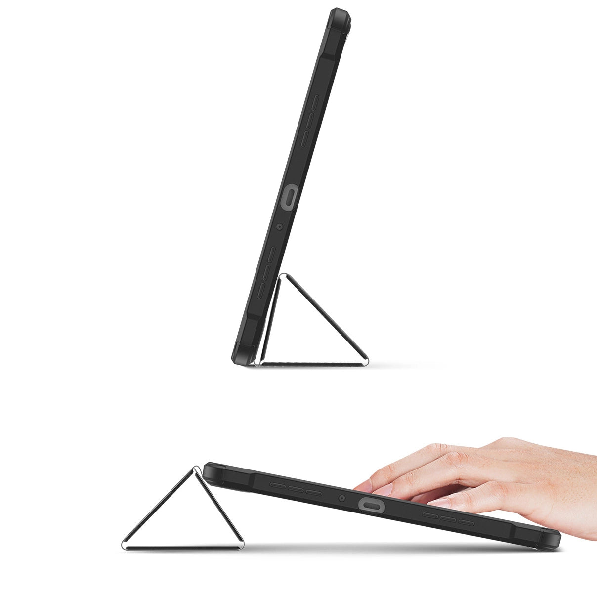 Dux Ducis Toby Armored Flip Smart Case til Oppo Pad med Stylus Holder sort