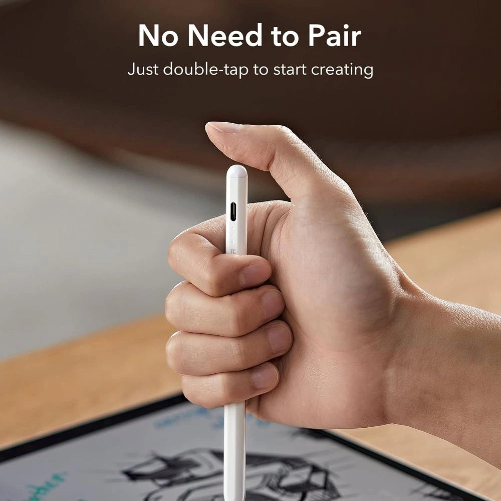ESR Digital+ Magnetisk Stylus Pen til iPad - hvid