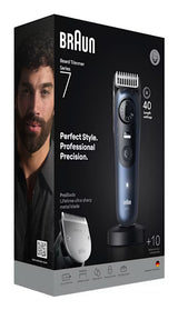 Braun BeardTrimmer 7 BT7540 skæg trimmer Batteri 40 2 cm Våd og tør Sort, Blå