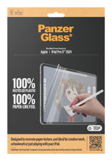 PanzerGlass ® GraphicPaper® Skærmbeskyttelse iPad Pro 11'' (2024-2025) | Ultra-Wide Fit