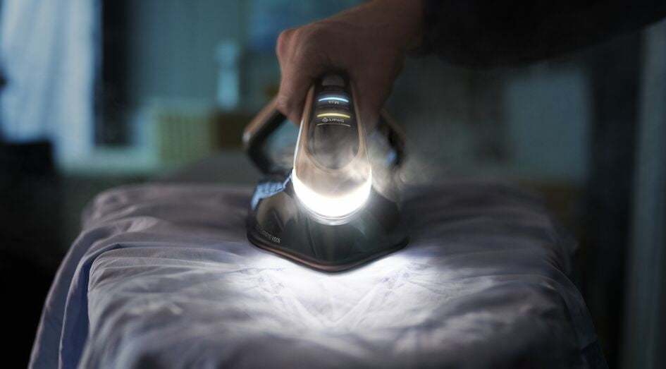 Tefal Pro Express Vision GV9812E0 Dampstrygejern 3000W Blå Hvid