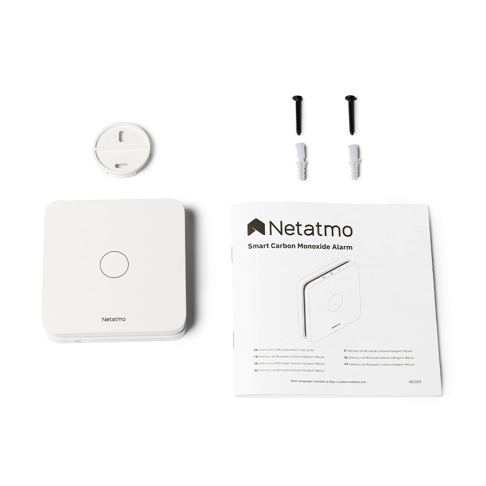 Netatmo CO Detector kultilte alarm