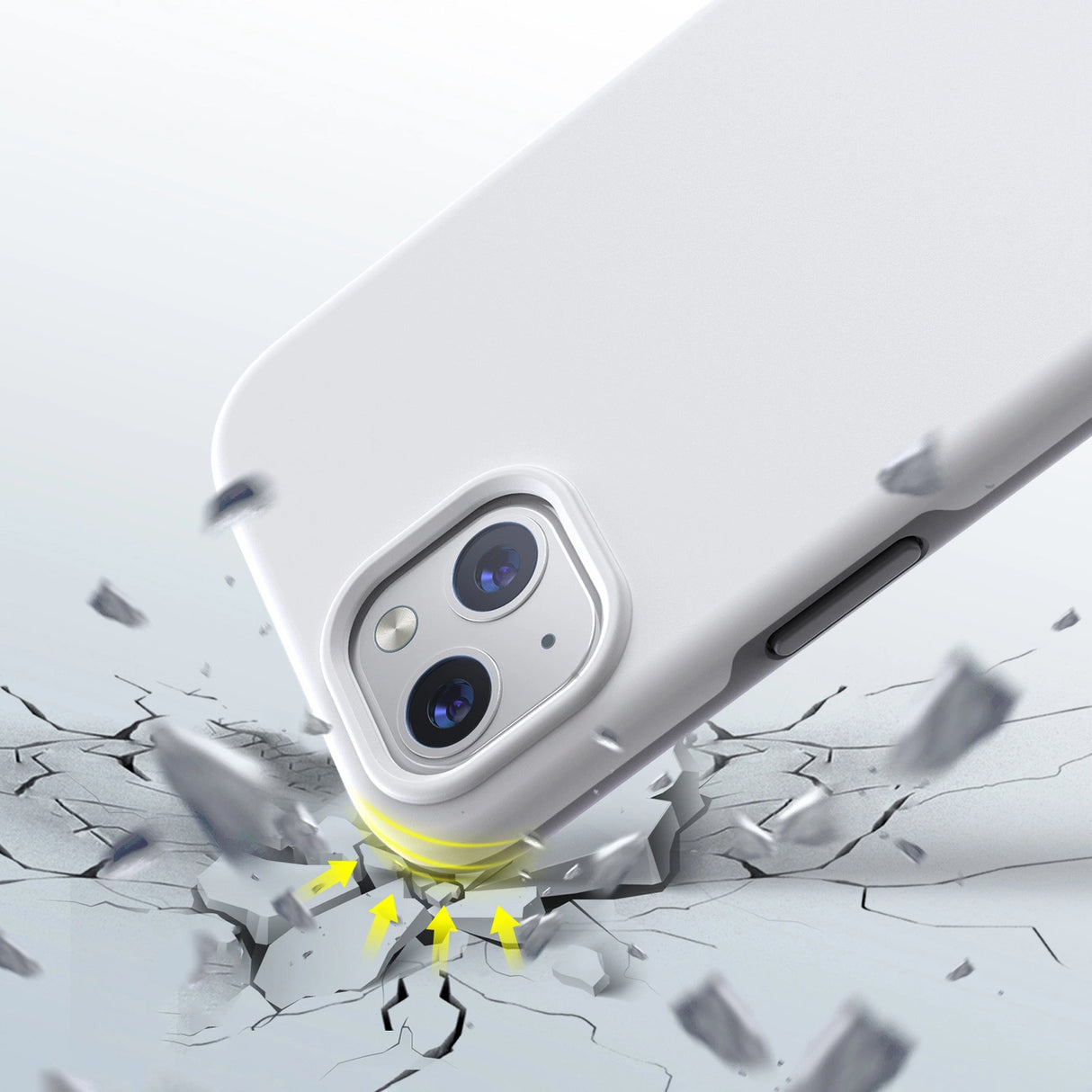 Choetech MFM Anti-drop case Made For MagSafe til iPhone 13 mini hvid (PC0111-MFM-WH)