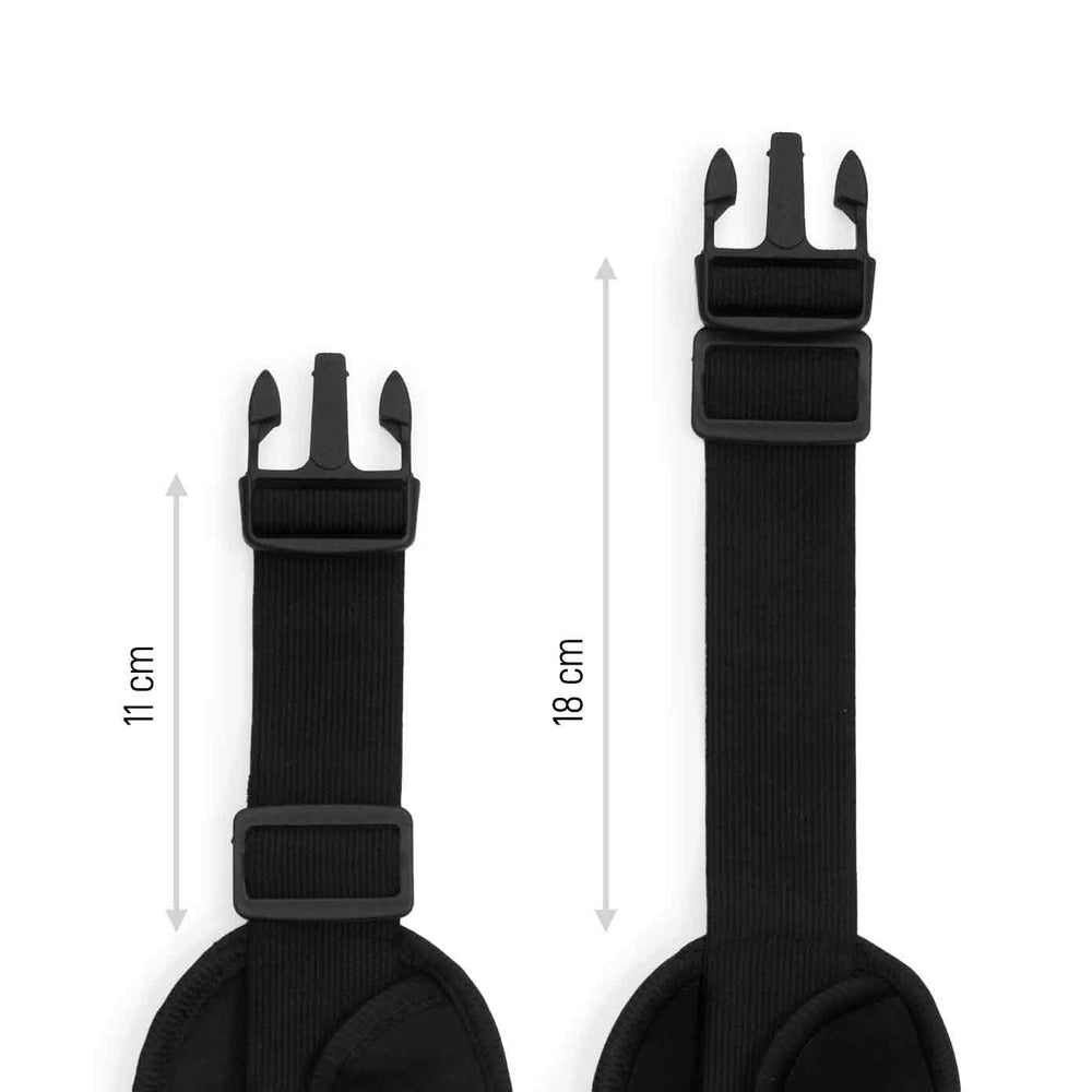 Wozinsky-udvidbar løbebælte sort (WRBBK1)