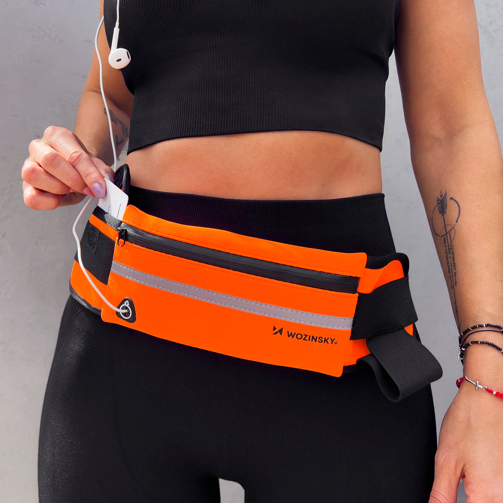 Wozinsky-udvidbar løbebælte sort (WRBBK1)