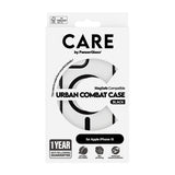 PanzerGlass CARE by ® Flagship Case Transparent Urban Combat m. Sort MagSafe iPhone 15