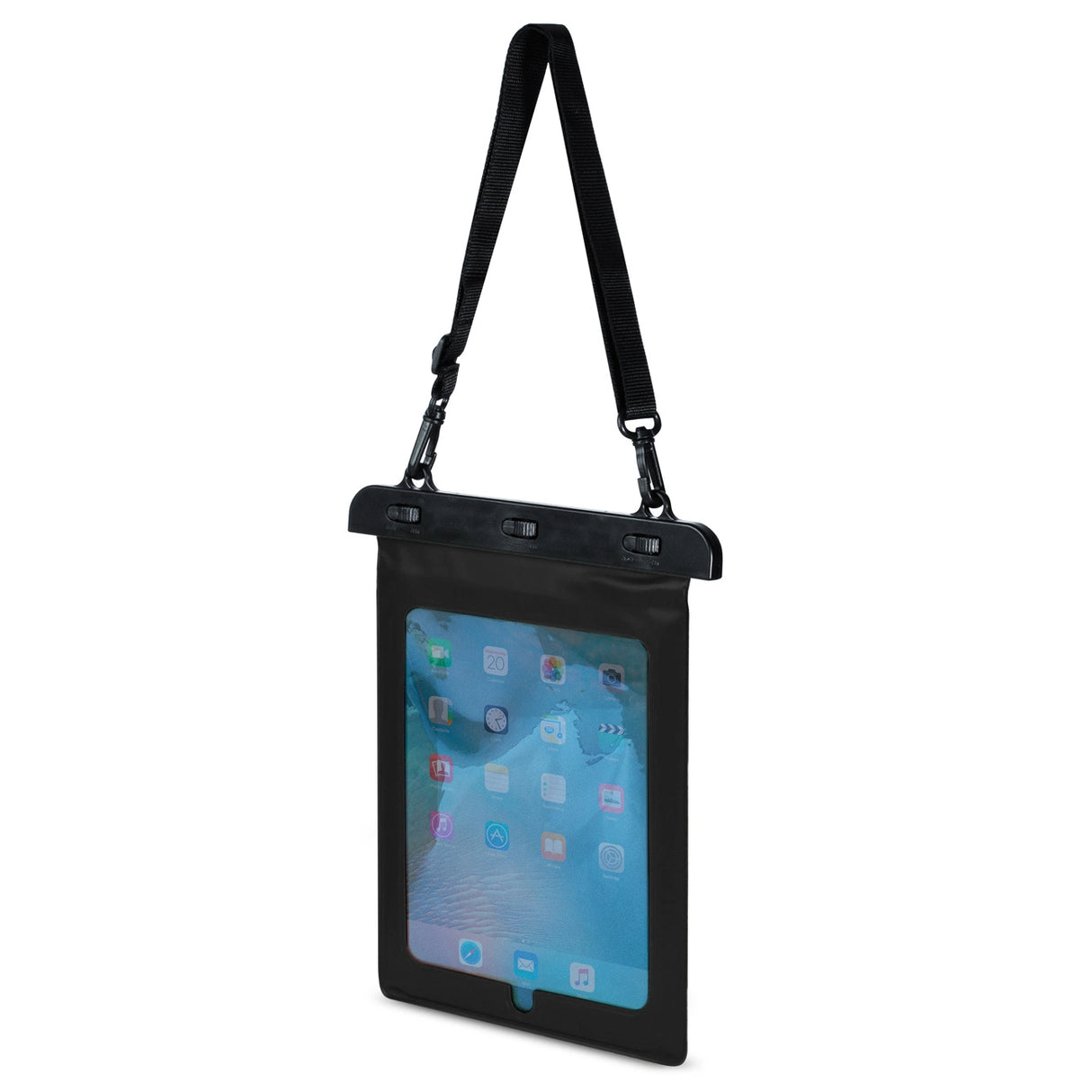 Vandtæt pvc- tabletfoder - sort
