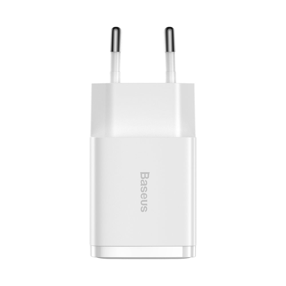 Baseus Compact oplader 2x USB 10,5W hvid (CCXJ010202)
