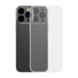 Baseus Frosted Glass Case Cover til iPhone 13 Pro Hard Cover med Gel Frame Transparent (ARWS000702)