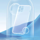 Baseus Frosted Glass Case Cover til iPhone 13 Pro Hard Cover med Gel Frame Transparent (ARWS000702)