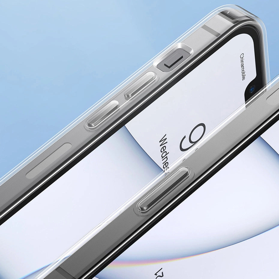 Baseus Frosted Glass Case Cover til iPhone 13 Pro Hard Cover med Gel Frame Transparent (ARWS000702)