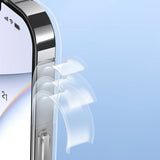 Baseus Frosted Glass Case Cover til iPhone 13 Pro Max Hard Cover med Gel Frame Transparent (ARWS000802)