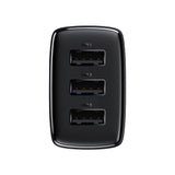 Baseus Compact oplader 3x USB 17W sort (CCXJ020101)