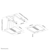 Neomounts NSLS200 laptop stativ Sølv 43,2 cm (17")