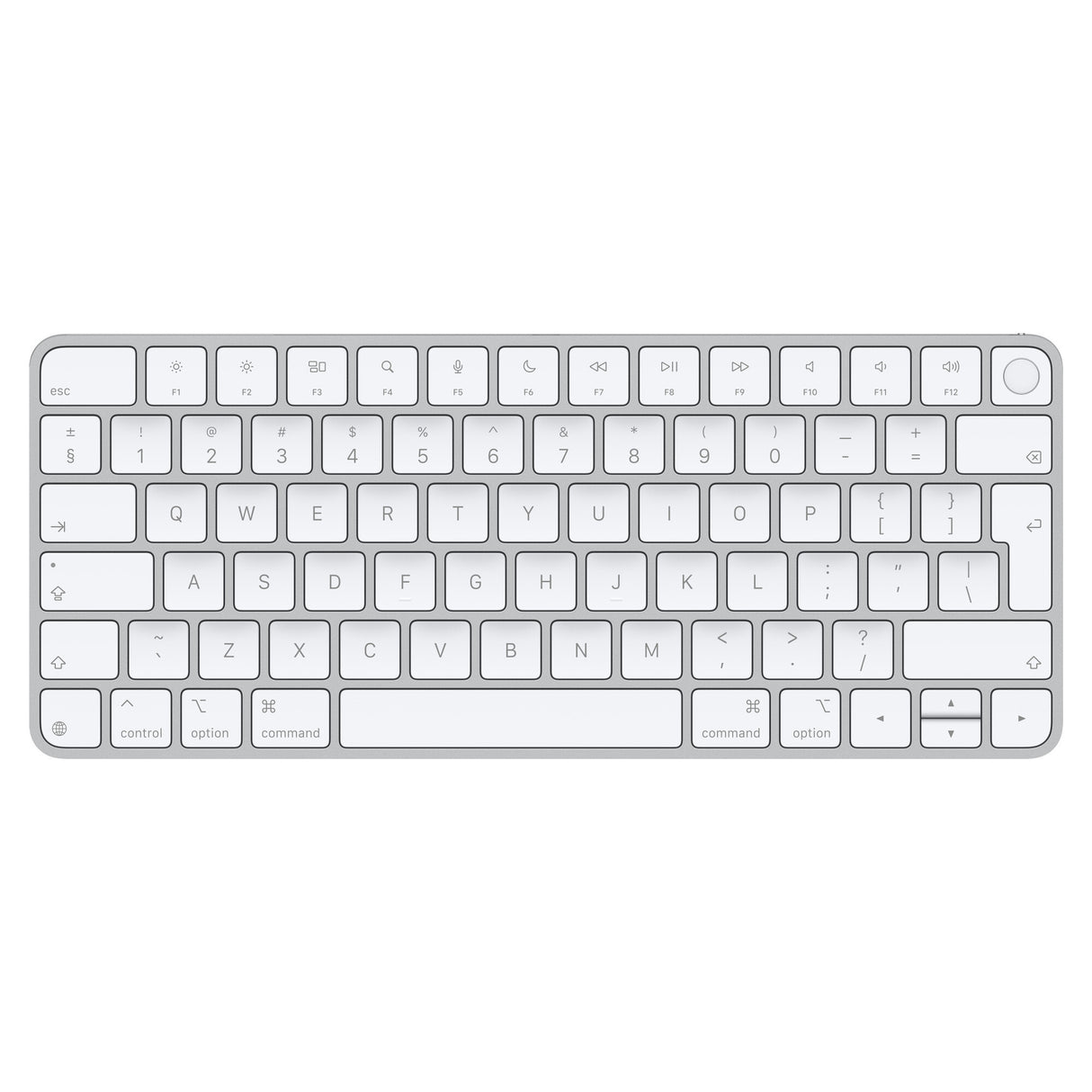 Apple Magic Keyboard med Touch ID til Mac-modeller med Silicon – engelsk (internationalt)