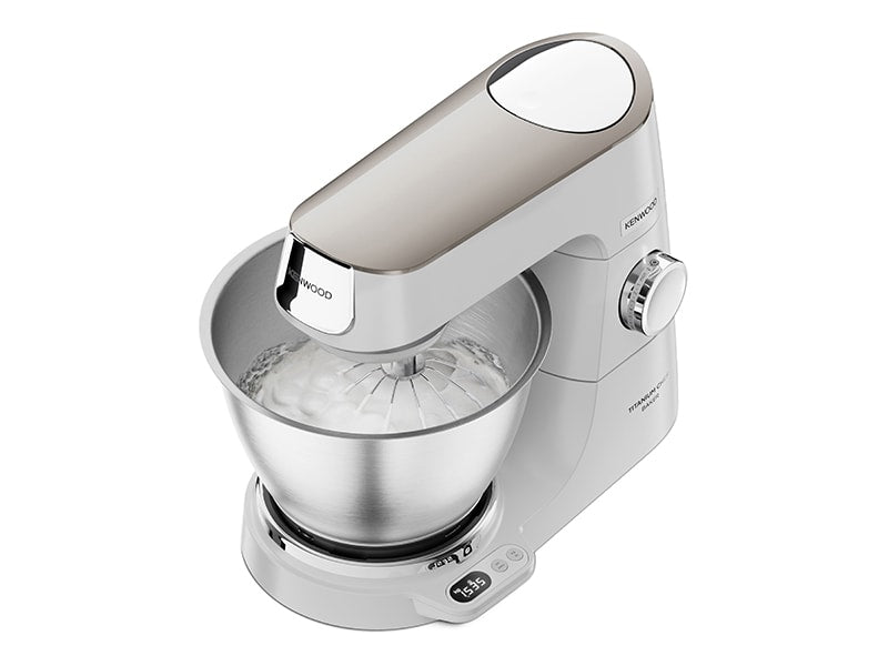 Kenwood Titanium Chef Baker KVC65.001WH Køkkenmaskine 5liter 1200W Hvid/champagnecreme