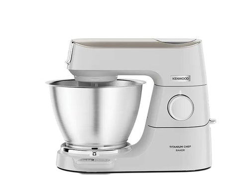 Kenwood Titanium Chef Baker KVC65.001WH Køkkenmaskine 5liter 1200W Hvid/champagnecreme