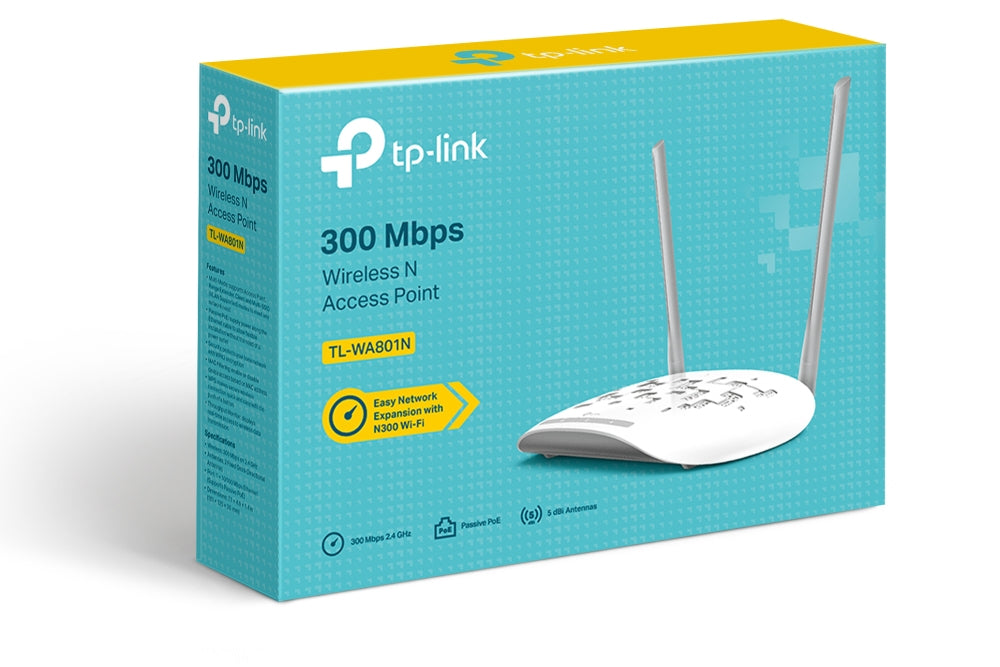 TP-Link TL-WA801N Trådløs forbindelse Hvid