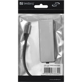 Sandberg 336-32 interface hub USB 3.2 Gen 1 (3.1 Gen 1) Type-C 5000 Mbit/s Grå