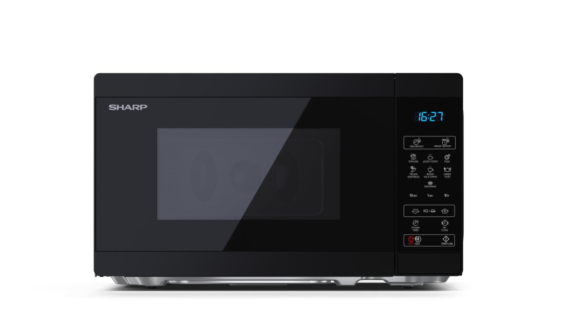 Sharp YC-MS02E-B mikrobølgeovn Sort Solo mikroovn Bordplade 20 L 800 W