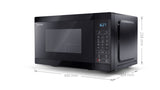 Sharp YC-MG02E-B mikrobølgeovn Sort Grill mikroovn Bordplade 20 L 800 W