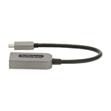StarTech.com USB C to HDMI Adapter, 4K 60Hz UHD Video, HDR10, USB-C to HDMI 2.0b Adapter Dongle, USB Type-C DP Alt Mode to HDMI Monitor/Display/Projector, USB C to HDMI Converter, M/F - Thunderbolt 3 Compatible Videoadapter 13cm Grå