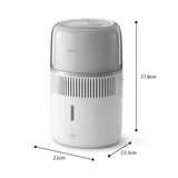 Philips Series 5000 HU5710 Aromaterapi-spreder/-luftfugter Sølv Hvid