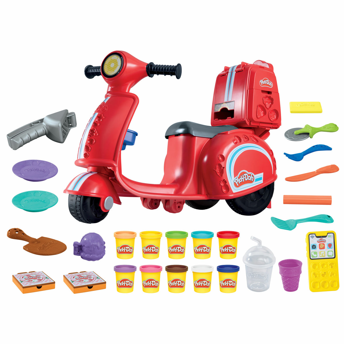 Play-Doh F88035L0 Gynge- og ride-on-legetøj Scooter til at ride på