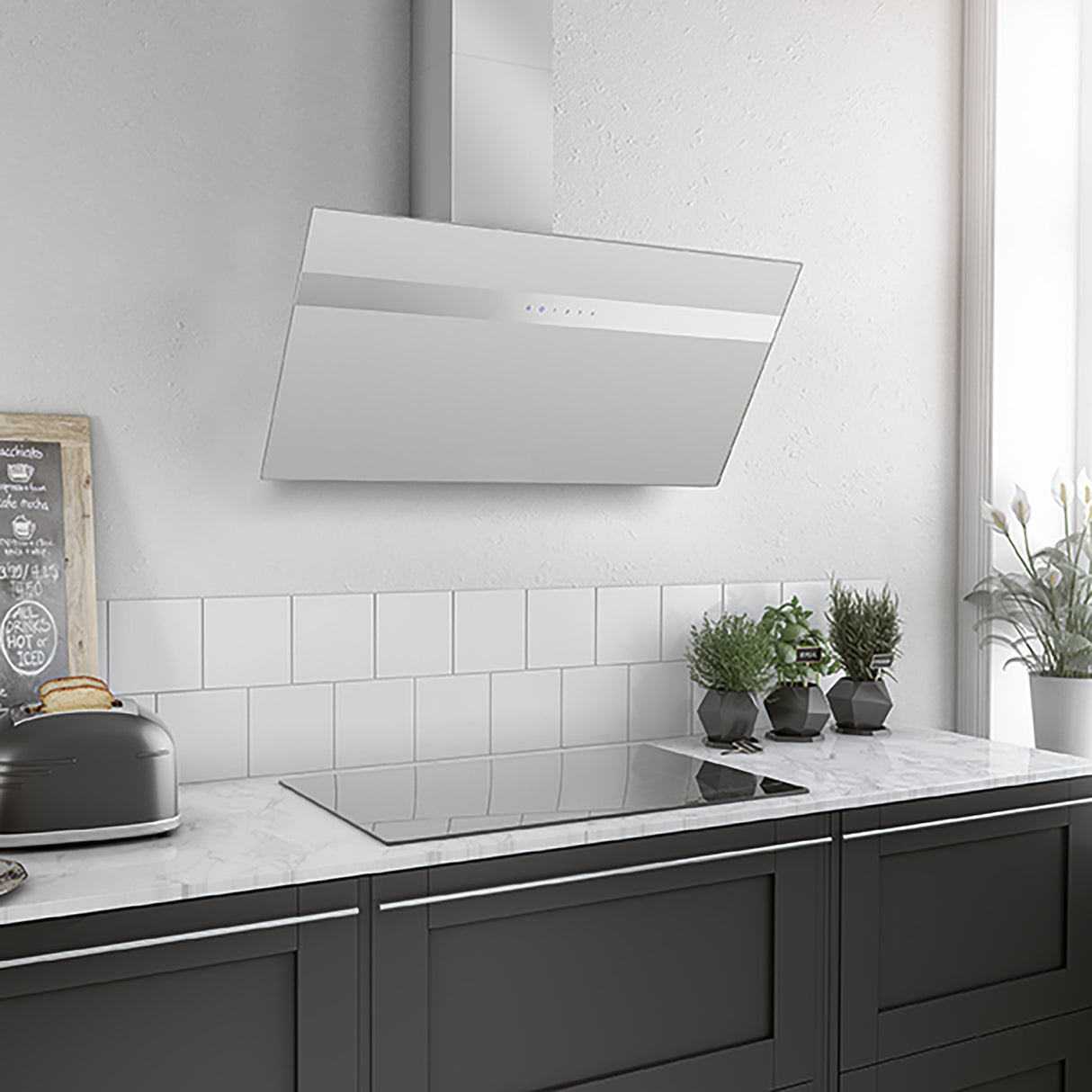 Eico EICOE24 80 W Vægmonteret Hvid 677 m³/t
