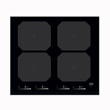 Eico 60 IQWF Sort Indbygget 59 cm Zone induktionskogeplade 4 zone(s)