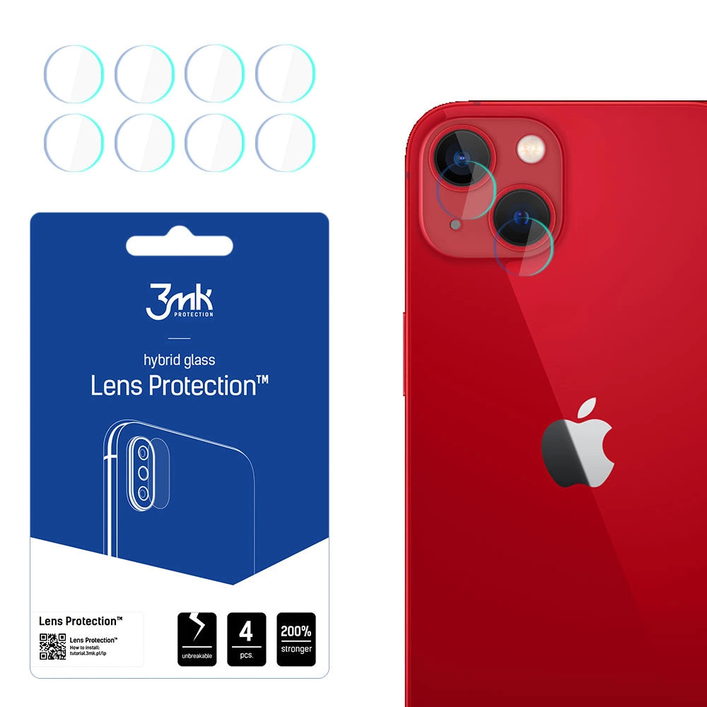Kameraglas til iPhone 13 mini 7H til 3mk Lens Protection-serien