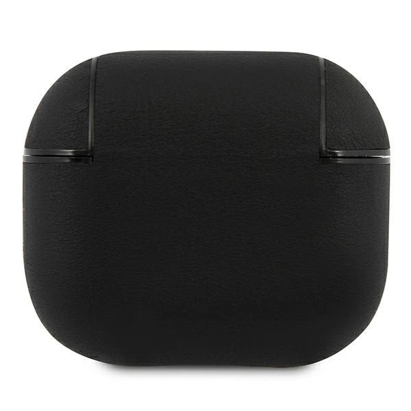 BMW BMA3SSLBK AirPods 3 cover sort Geniune læder sølv logo
