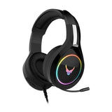 Omega VH6060B Hovedtelefoner Ledningsført Headset Spil Sort, Metallic