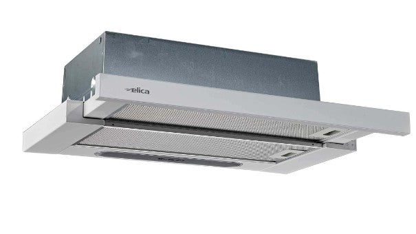 Eico Elite 14 LUX 50 Semi indbygget (træk ud) Rustfrit stål, Hvid 304 m³/t