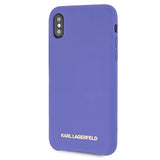 Karl Lagerfeld Silicone iPhone X/Xs Case - lilla