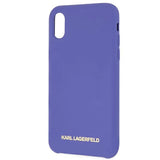 Karl Lagerfeld Silicone iPhone X/Xs Case - lilla