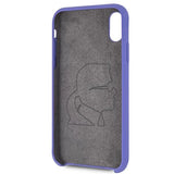Karl Lagerfeld Silicone iPhone X/Xs Case - lilla