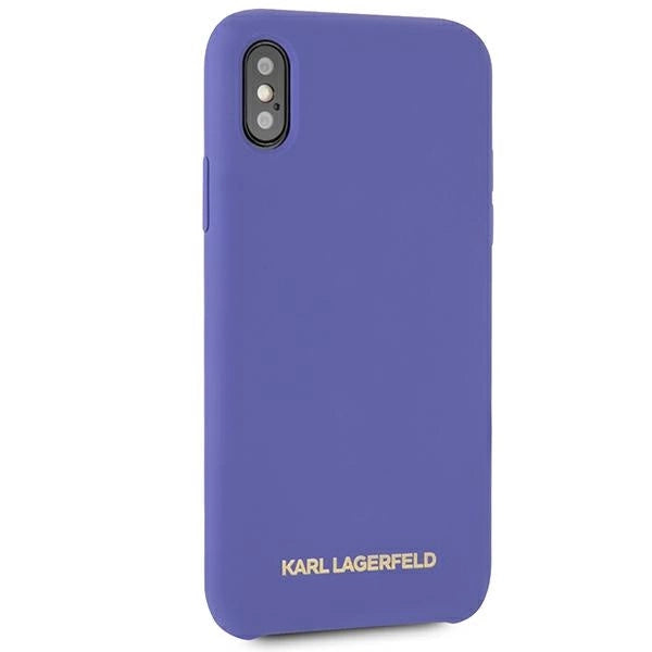 Karl Lagerfeld Silicone iPhone X/Xs Case - lilla